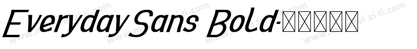 EverydaySans Bold字体转换